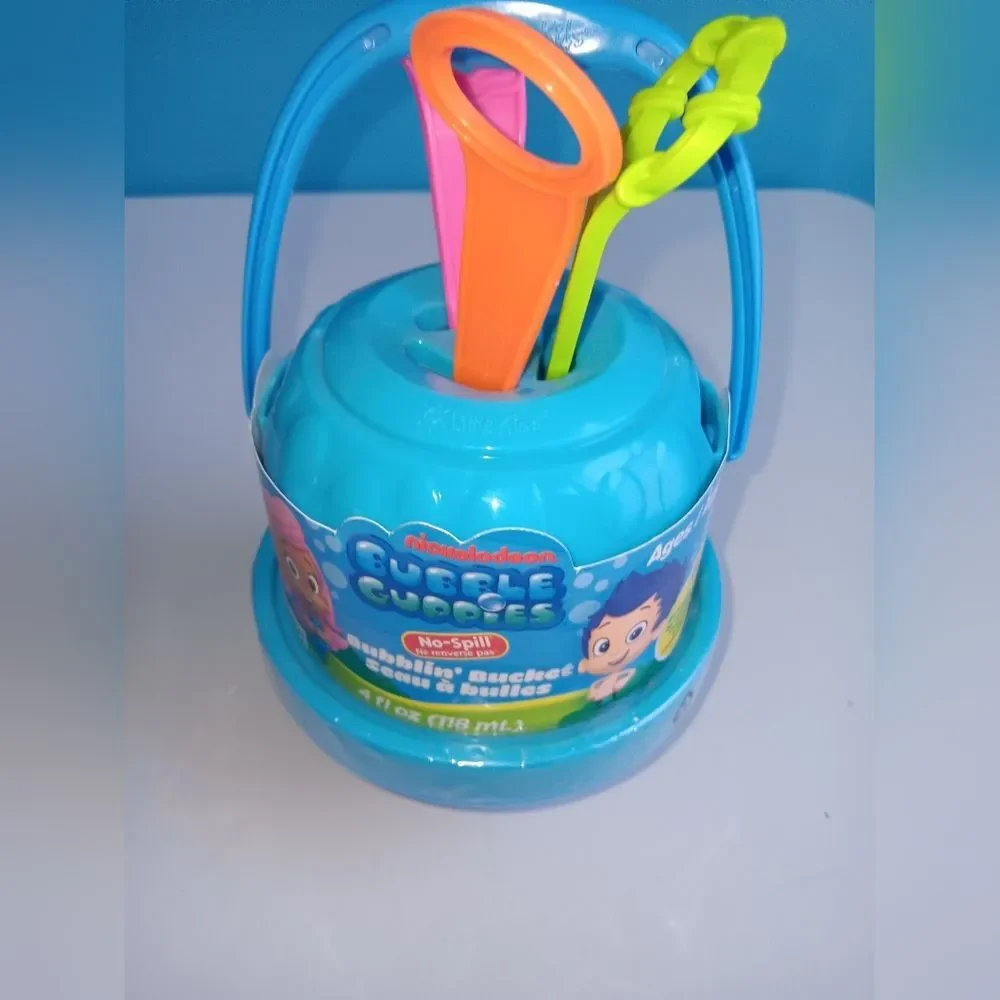 Nickelodeon Bubble Guppies 4oz Bubblin' Bucket NWOT